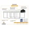 Arrow 10 x 24 x 7 ft Eggshell Carport CPH102407 - alternate 8