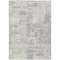 Homeroots 5' X 8' Ivory And Gray Abstract Washable Indoor Outdoor Area Rug 597975 - alternate 4