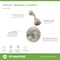 Symmons Allura Single Handle Dual Spray Shower with VersaFlex Integral Volume Control (Valve Included) S7601STNRP - alternate 3