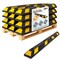 Jrex Safety 72 in Rubber Parking Block Curb Stop, Yellow Reflective Strip, 10PK PBSY-JR-6-10PK - alternate 1