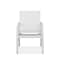 Homeroots Set of Two 22" White Metal Indoor Outdoor Dining Chair, 2PK 372189 - alternate 3