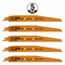 Cmt RECIPROCATING SAW BLADES for WOOD&METAL (BIM) 9inx 6-12TPI (5-PCS.) JS5678XF-5 - alternate 3