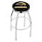 Holland Bar Stool Co 30" Chrome Southern Miss Swivel Bar Stool, Accent Ring L8C2C30SouMis - alternate 1