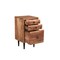 Homeroots 30" Brown Solid Wood Three Drawer Live Edge Filing Cabinet 522097 - alternate 3