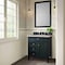 James Martin Vanities Brittany 30" Single Vanity, Black Onyx, w/ 3 CM Siberian Silestone Top 650-V30-BKO-3SFR - alternate 3