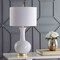 Jonathan Y Brussels 27 in. Contemporary Transitional Ceramic/Metal LED Table Lamp, White/Gold Painting JYL6208A - alternate 5