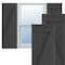 Ekena Millwork True Fit PVC, Four Board Joined Board-n-Batten Shutters w/Z-Bar, Shadow Mountain, 21 1/2W x 32H, PR TFP102BBF21X032SM - alternate 1