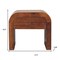 Homeroots 16" Chestnut Solid Wood One Drawer Nightstand 653811 - alternate 4