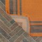 Jonathan Y James Modern Border Stripe Orange/Dark Gray 5 ft. x 8 ft. Indoor/Outdoor Area Rug SMB201A-5 - alternate 3