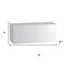 Homeroots 48" White Wood Freestanding Bathroom Vanity With White Sink And Two Drawers 627407 - alternate 3