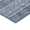 Homeroots 3' X 5' Blue And Gray Oriental Washable Indoor Outdoor Area Rug 616334 - alternate 3