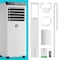 Edendirect 8,000 BTU (DOE) Portable Air Conditioner Cools 350 Sq. Ft. with Dehumidifier, Drain Hose and Remote ZR-KY-8K-07B - alternate 3