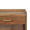 Homeroots 23" Brown Solid Wood One Drawer Nightstand 651567 - alternate 5