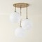Troy Lighting Bramble 26in wide 3 Light Chandelier in Patina Brass F1826-PBR - alternate 3