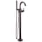 Delta Trinsic Single Handle Floor Mount Tub Filler Trim with Hand Shower T4759-RBFL - alternate 1