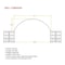 Mytee Products 40 ft(L) x 40 ft(W) 21 Oz PVC Shipping Container Canopy Shelter Roof w/ No End Walls CSB4040 - alternate 4