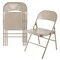 Elama 4 Piece for Indoor and Outdoor Metal Folding Chairs in Beige ELM-J0336A-B - alternate 1