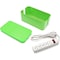 Electriduct Cable Bin Mini w/ Surge Protector- Lime Green PD-ED-CBM-LG - alternate 1