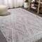 Jonathan Y Rih Moroccan Style Diamond Gray/Ivory 4 ft. x 6 ft. Area Rug MOH306B-4 - alternate 4