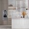 Apollo Tile Terralis 7 x 7 in. Glossy Pearl White Porcelain Cross Wall and Floor Tile 5.6 sq ft/case, 16PK UMB88BIACRSA - alternate 2