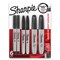 Sharpie Permanent Markers Variety Pack, Fine, Ultra-Fine, & Chisel-Point Markers, Black, 6PK 2135318 - alternate 1