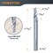 Powertec Single Flute End Mill 5/32in Spiral Router Bit, 5/32in Shank, 25/64in Cutting Length & 1-37/64in Long 73041N - alternate 3