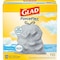 Glad ForceFlex Tall Kitchen Drawstring Trash Bags, 13 gal, Fresh Clean Scent, 10.19 x 9.81, Gray, 330PK 78563 - alternate 1