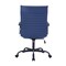 Leisuremod Harris Faux Leather Office Chair - Mid-Back Ergonomic Swivel Desk Chair, Iron Base HOBL19BUL - alternate 4