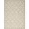 Homeroots 6' X 9' Cream And Beige Trellis Indoor Outdoor Area Rug 545231 - alternate 1
