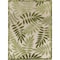 Homeroots 9' X 12' Ivory And Green Palm Leaf Indoor Outdoor Area Rug 548117 - alternate 1