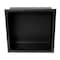 Alfi Brand 12" x 12" Black Matte SS Square Sgl Shelf Bath Shower Niche ABNC1212-BLA - alternate 3