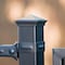 Nuvo Iron Legacy Collection 2in. x 2in. x 8' Iron Fence Post, Powder Coated Textured Black, 96in. Height SFPTB2296 - alternate 3