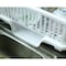 Basicwise Plastic Dish Rack with Drain Board and Utensil Cup QI003240 - alternate 3