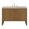 James Martin Vanities Hudson 48" Single Vanity, Honey Oak w/ 3 CM Siberian Silestone Top 435-V48-HNO-3SFR - alternate 1