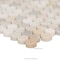 Msi Athena Gold SAMPLE Pennyround Honed Marble Mosaic Tile ZOR-MD-0390-SAM - alternate 5