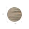Homeroots 8' Taupe Copper And Green Round Striped Washable Indoor Outdoor Area Rug 597297 - alternate 7