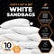 Xpose Safety Woven White Polypropylene Sandbags, 14x26 in, 50 lb Capacity, Reusable Flood Protection, 10PK SBW-1426-10-X - alternate 2