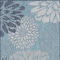 Homeroots 3' X 5' Navy Blue And Gray Floral Indoor Outdoor Area Rug 572366 - alternate 7