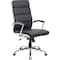 Boss Executive CaressoftPlus Chair with Metal Chrome Finish B9471-BK - alternate 1