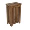Homeroots 24" Brown Solid Wood Laundry Hamper With Lid 383590 - alternate 4