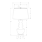 Monarch Specialties Lighting, 28"h, Table Lamp, Beige Resin, Beige Shade, Transitional I 9921 - alternate 3