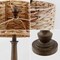 Jonathan Y Leona 21.25" Rustic Farmhouse Handwoven Water Hyacinth/Resin LED Table Lamp, Brown Wood Finish, 2PK JYL4052A-SET2 - alternate 7