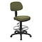 Office Star Products DC Series Sculptured Seat & Back Custom Fabric Drafting Chair, Dillon Sage DC517V-R106 - alternate 1
