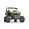 Warn One Piece Design Bumper with Winch Mount Light Port and Skid Plate Powder Coated Black Steel 104300 - alternate 1