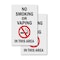 Signmission No Smoking Or Vaping In This Area, A-Frame & 2 Decals Installed, Heavy-Duty Plastic Frame SBHD-D-2436-NoSmokingOrVapingInThisArea - alternate 4