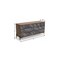 Homeroots 63" Walnut And Grey Faux Marble Wood Six Drawer Double Dresser 473111 - alternate 2