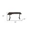 Homeroots 59" Adjustable Black L Shape Computer Desk 528668 - alternate 3
