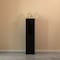 Uniquewise 47-Inch Black Fiberglass Pedestal Backdrop Stand - Stylish Flower or Cake Holder for QI003858BK-47 - alternate 4