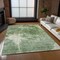 Homeroots 8' X 10' Fern Green And Artichoke Green Abstract Washable Indoor Outdoor Area Rug 582947 - alternate 5