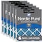 Nordic Pure 20x24x1 Plus Carbon Pleated Air Filter, High Capacity, MERV 7, 6 PK 20x24x1M7+C-6 - alternate 1